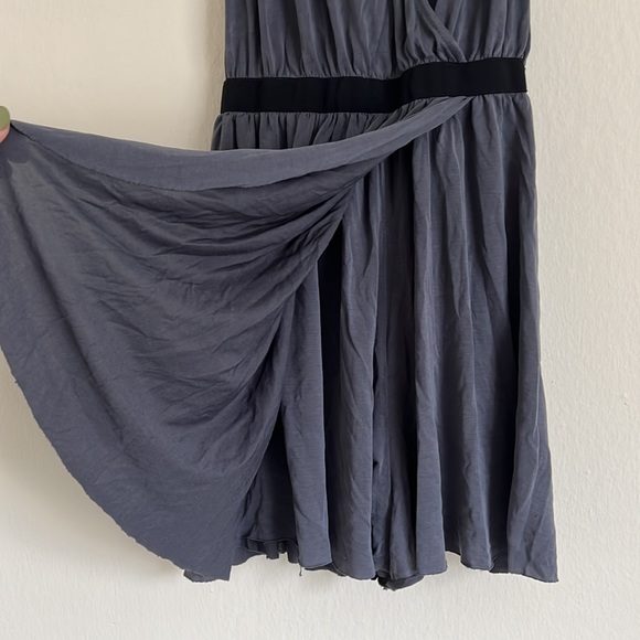 Silence + noise grey ultra flowy skort romper - Picture 2 of 5